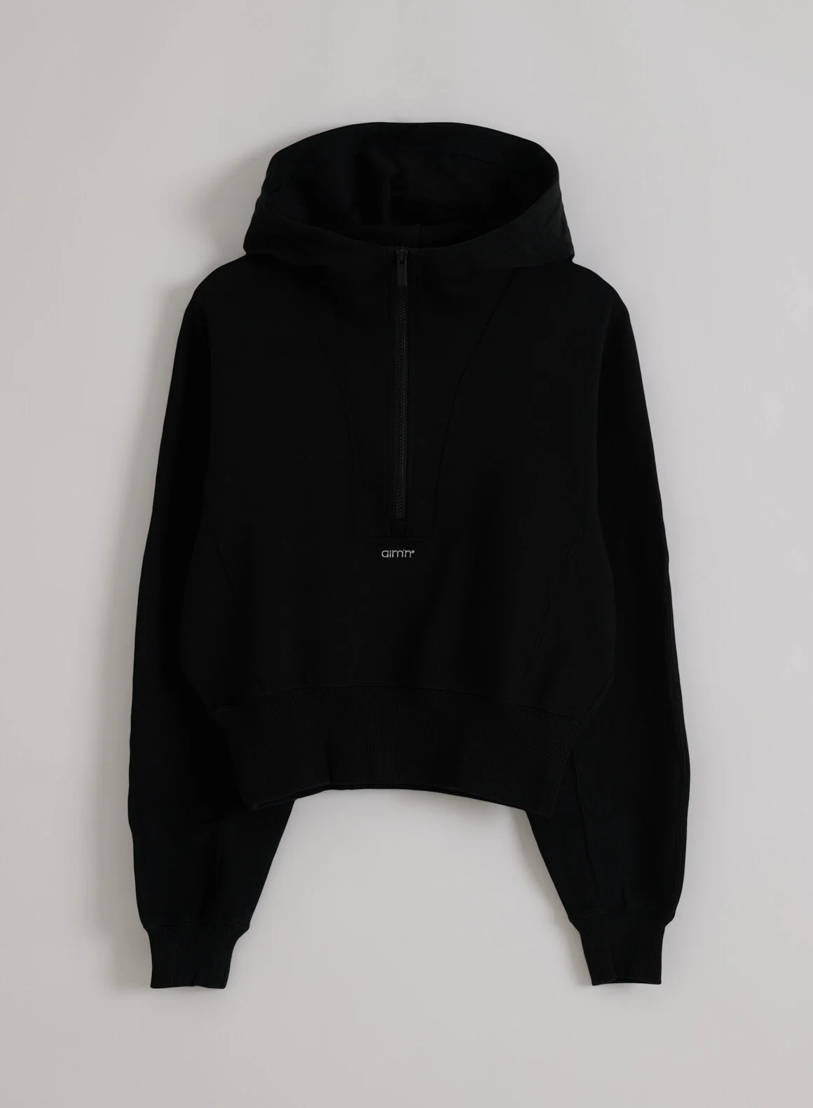 Black Sportif Half Zip Hood - Image 7