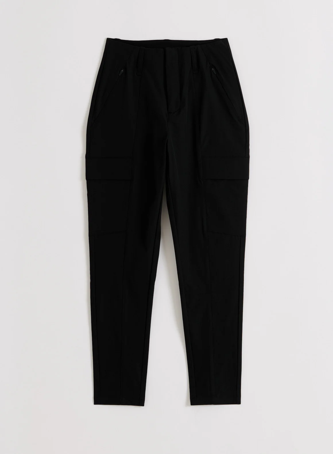 Black Straight Leg Cargo Pants - Image 6