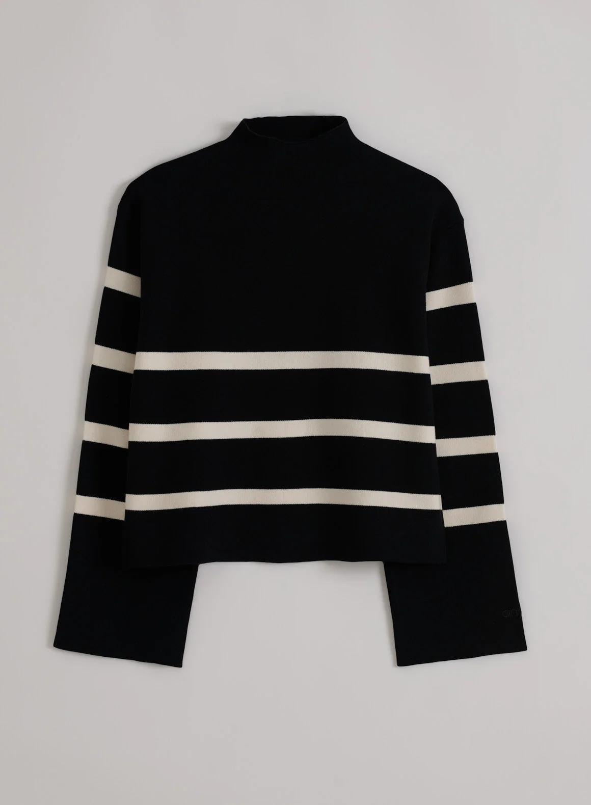 Black Stripe Perfect Knit Long Sleeve - Image 6