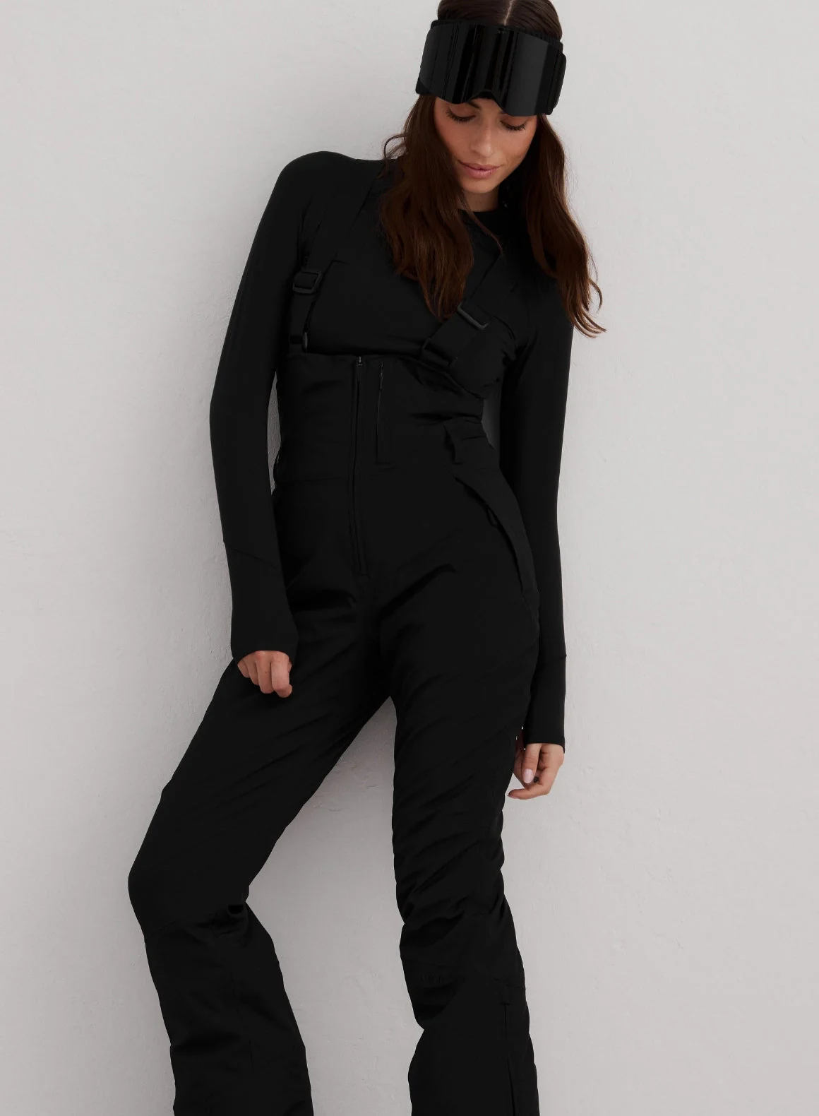 Black Vermont Padded Bib Pants - Image 2