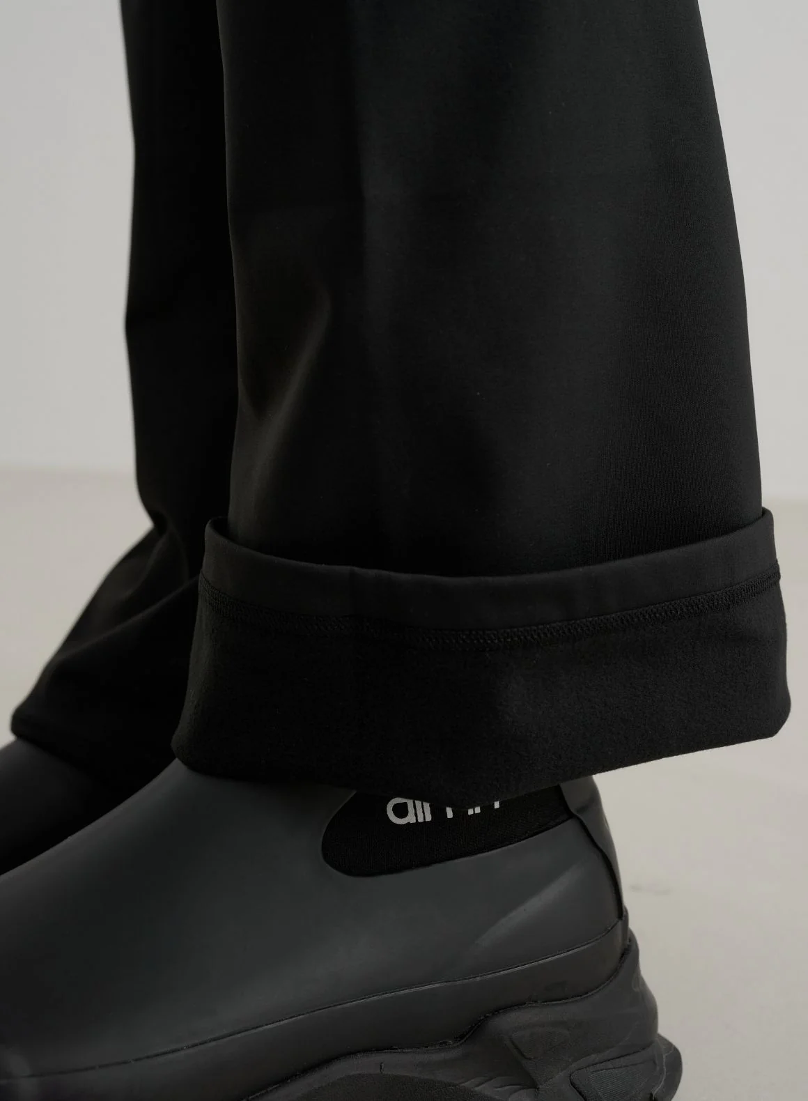 Black Warming Flare Petite Tights - Image 2