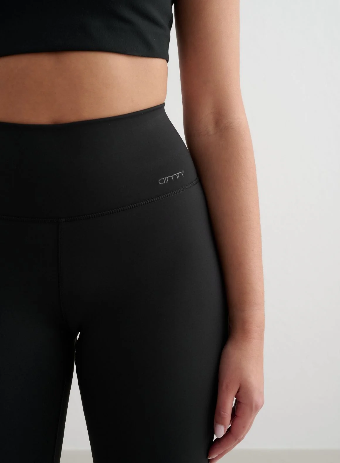 Black Warming Flare Petite Tights - Image 7