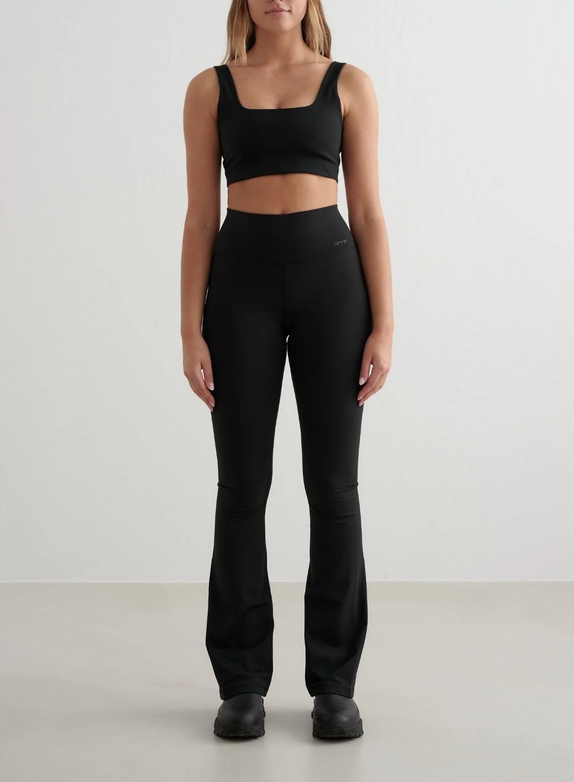 Black Warming Flare Tights - Image 6