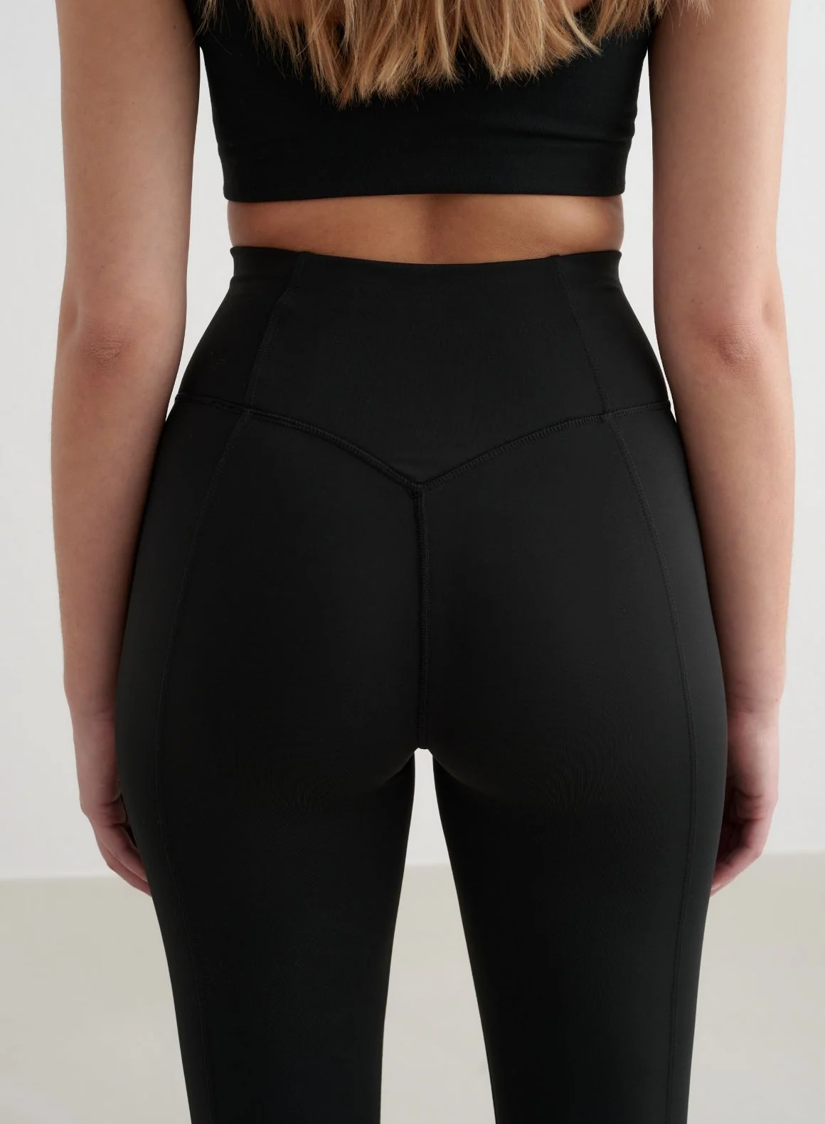 Black Warming Pintuck Tights - Image 5