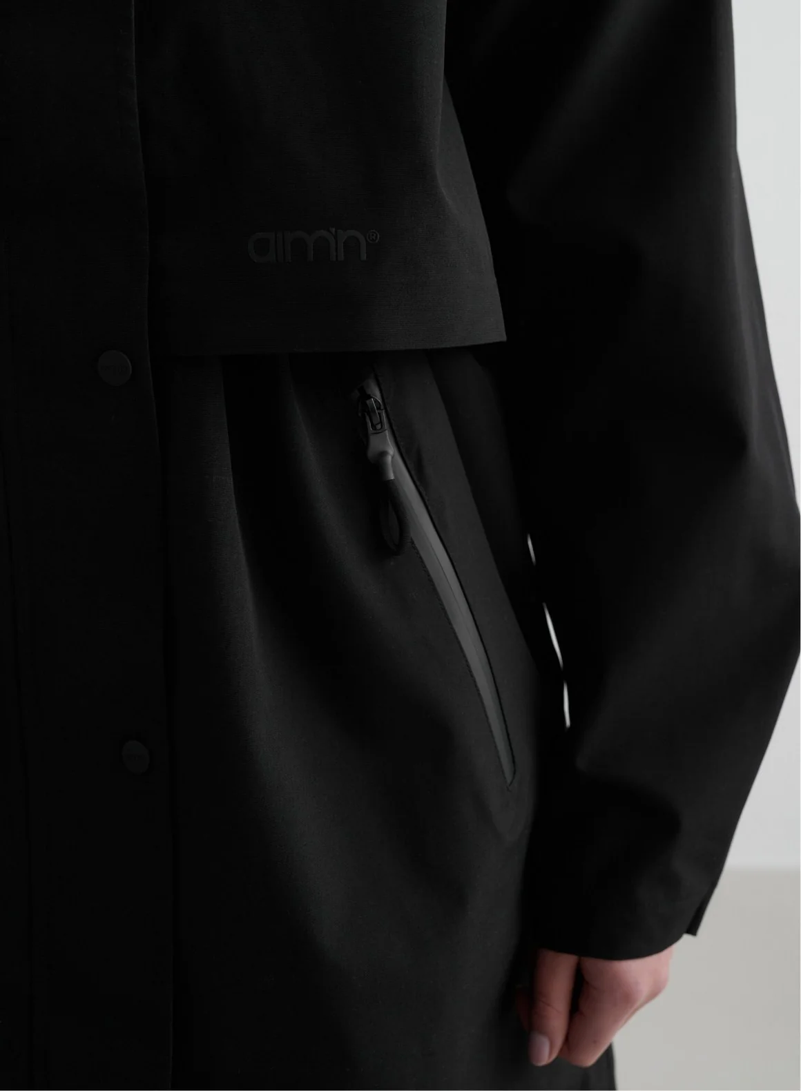 Black Waterproof Parka - Image 5