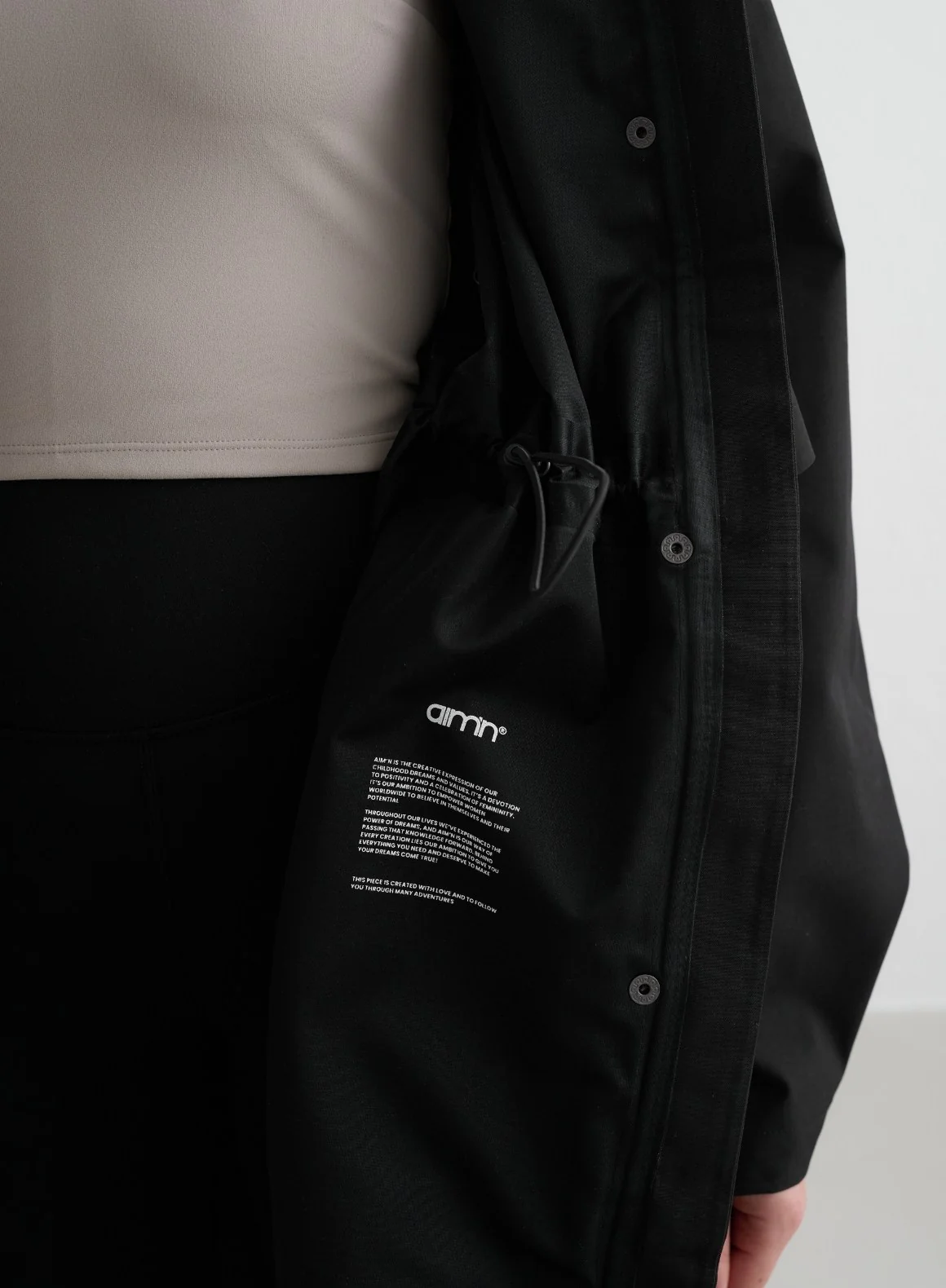 Black Waterproof Parka - Image 7