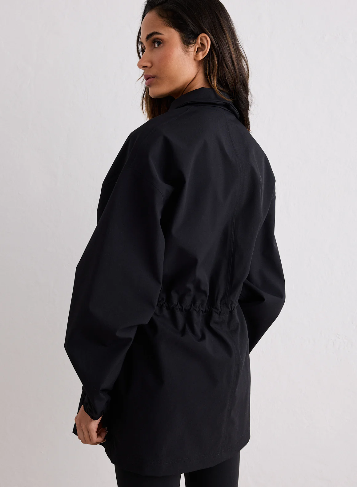Black Waterproof Zip Jacket - Image 3