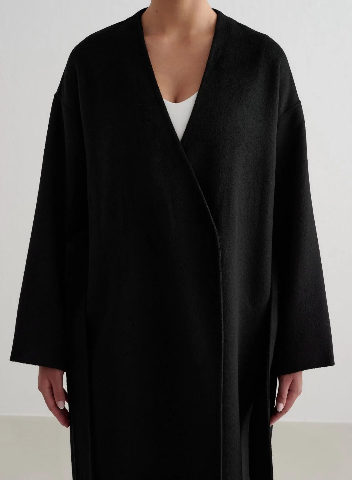 Black Wool Coat - Image 4