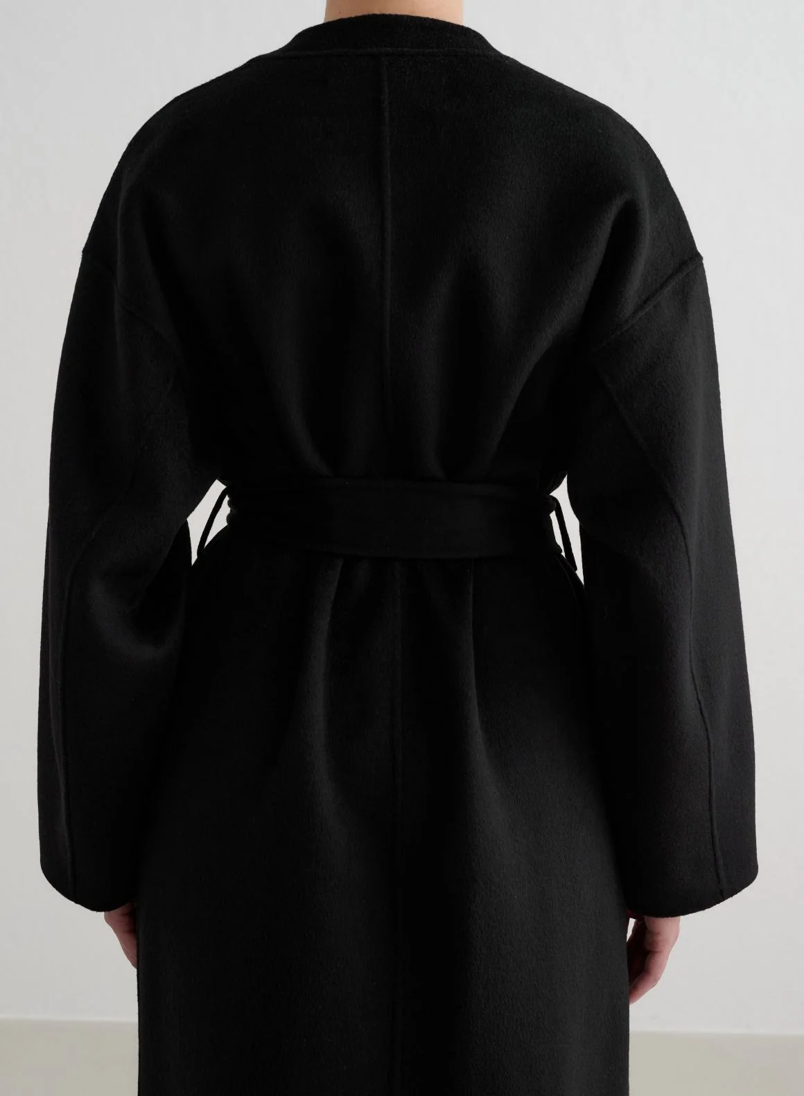 Black Wool Coat - Image 5