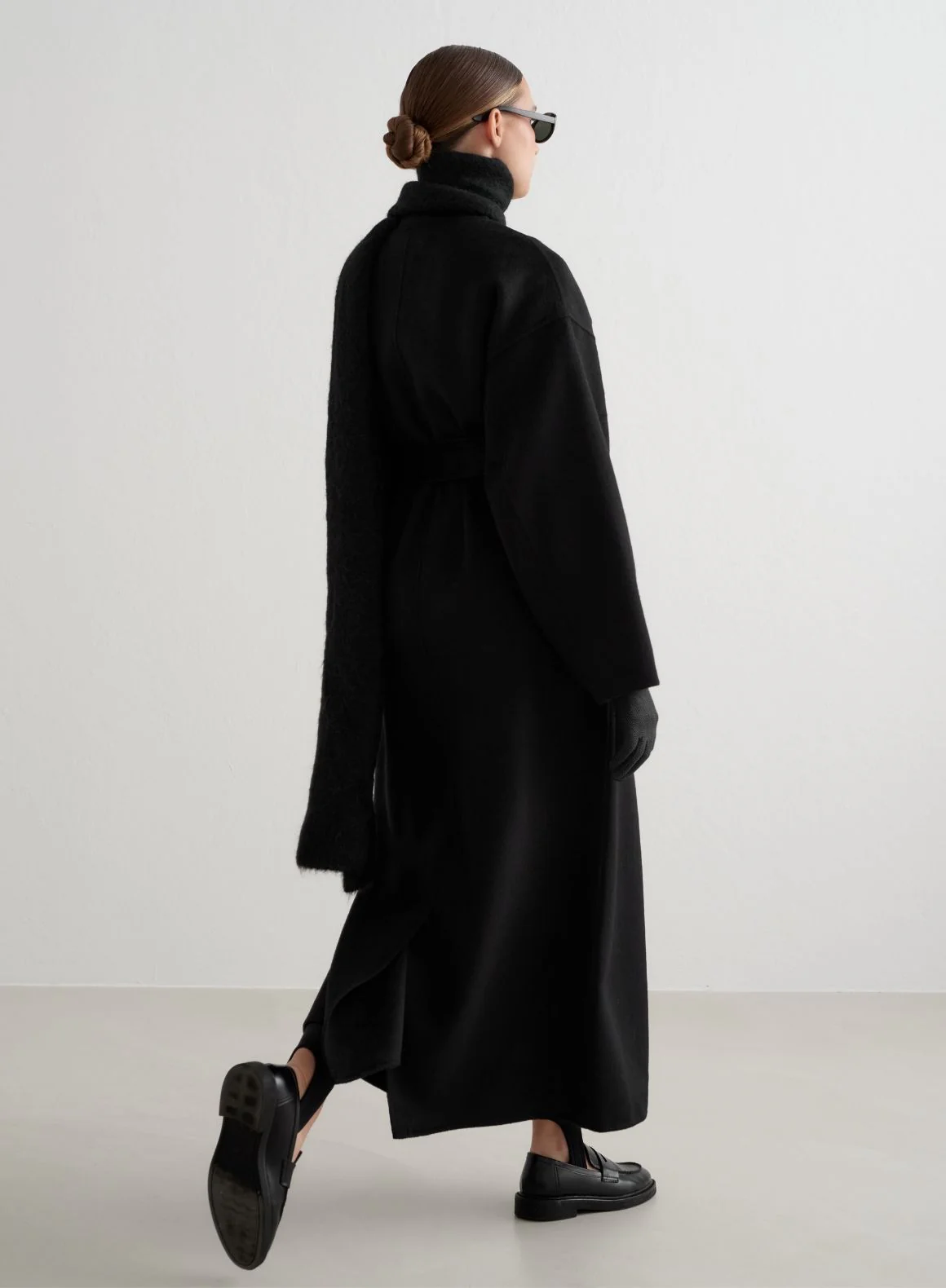 Black Wool Coat - Image 7