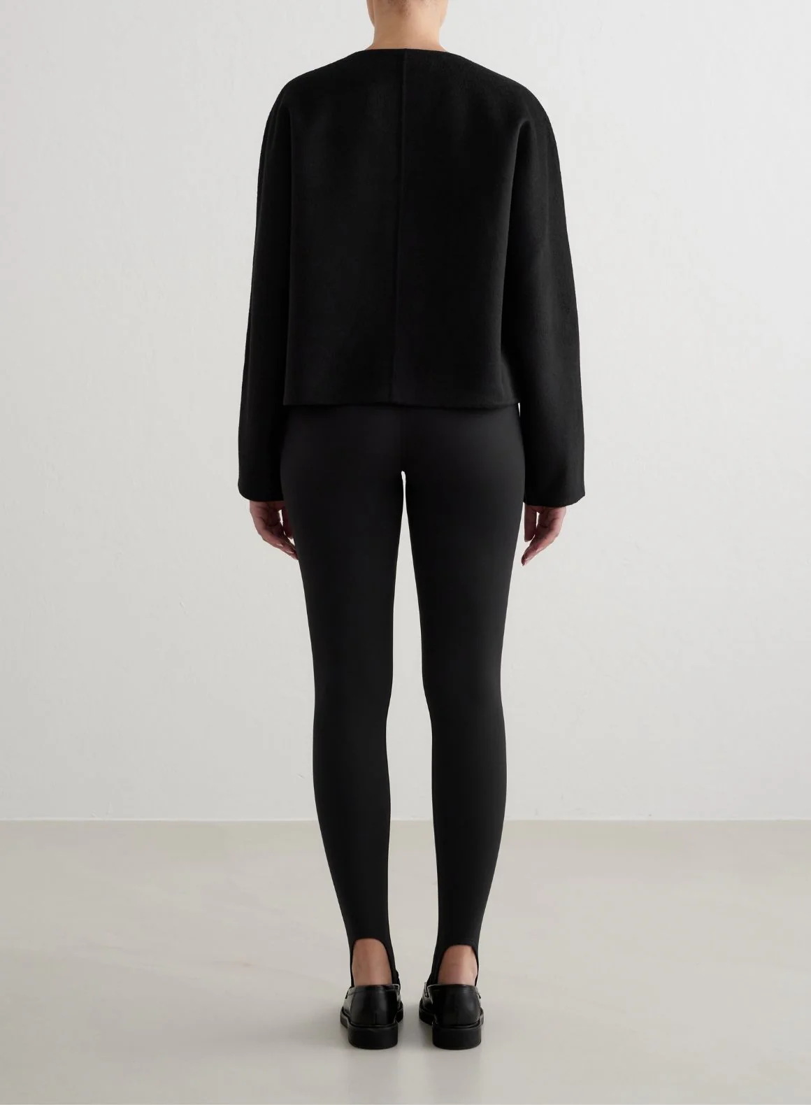 Black Wool Sweatshirt - Image 5