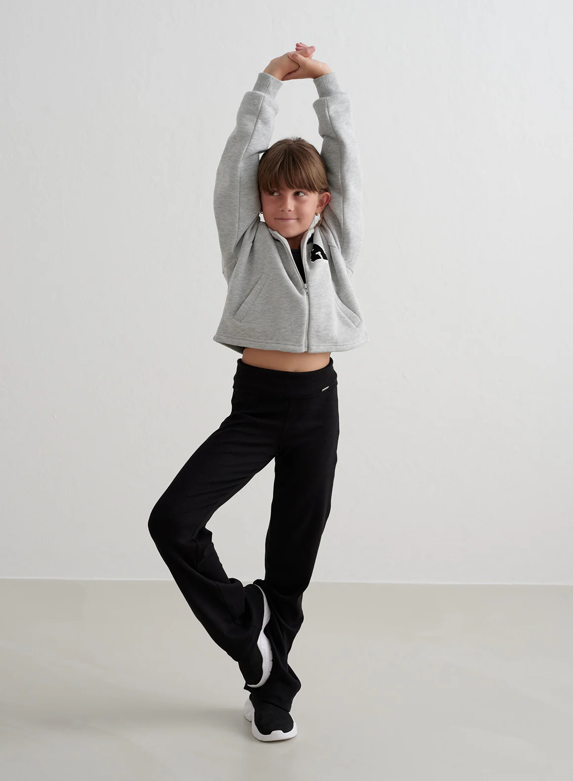 Black Young Ease Ribbed Pants - Image 2
