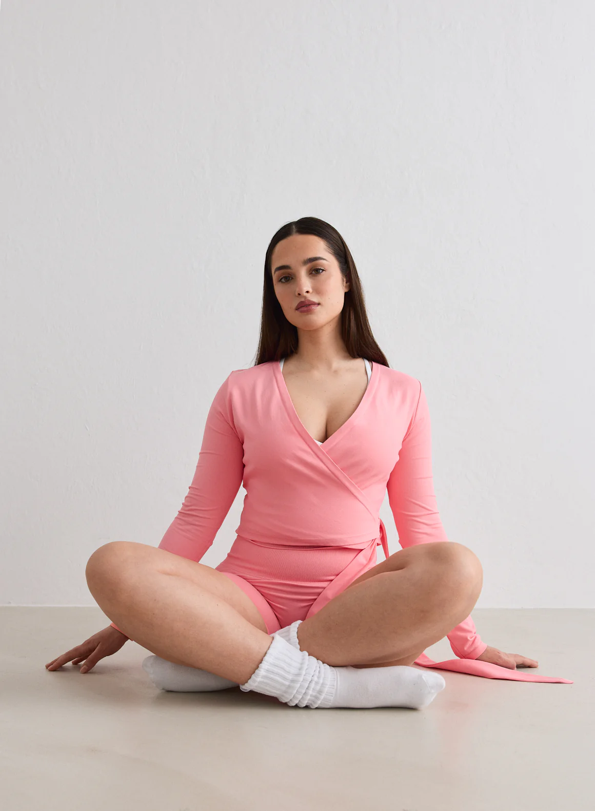 Blush Shape Seamless Wrap Long Sleeve - Image 4