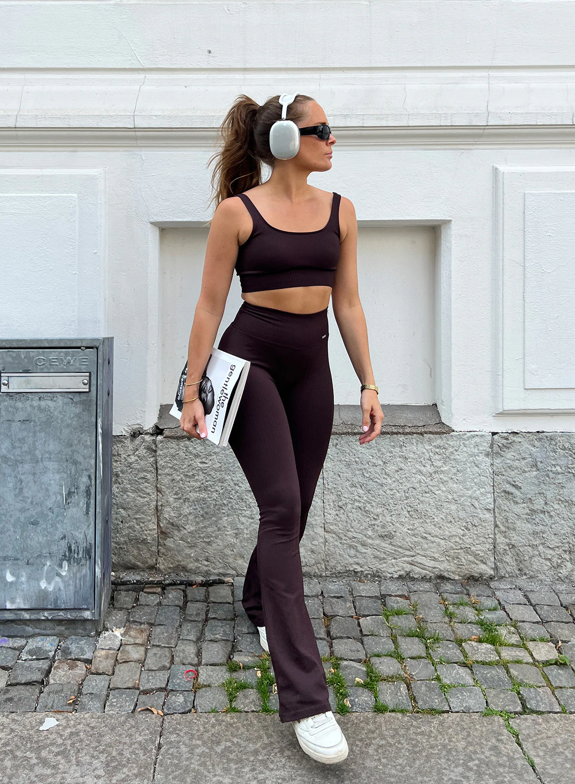 Cacao Ribbed Seamless Bra - Image 8