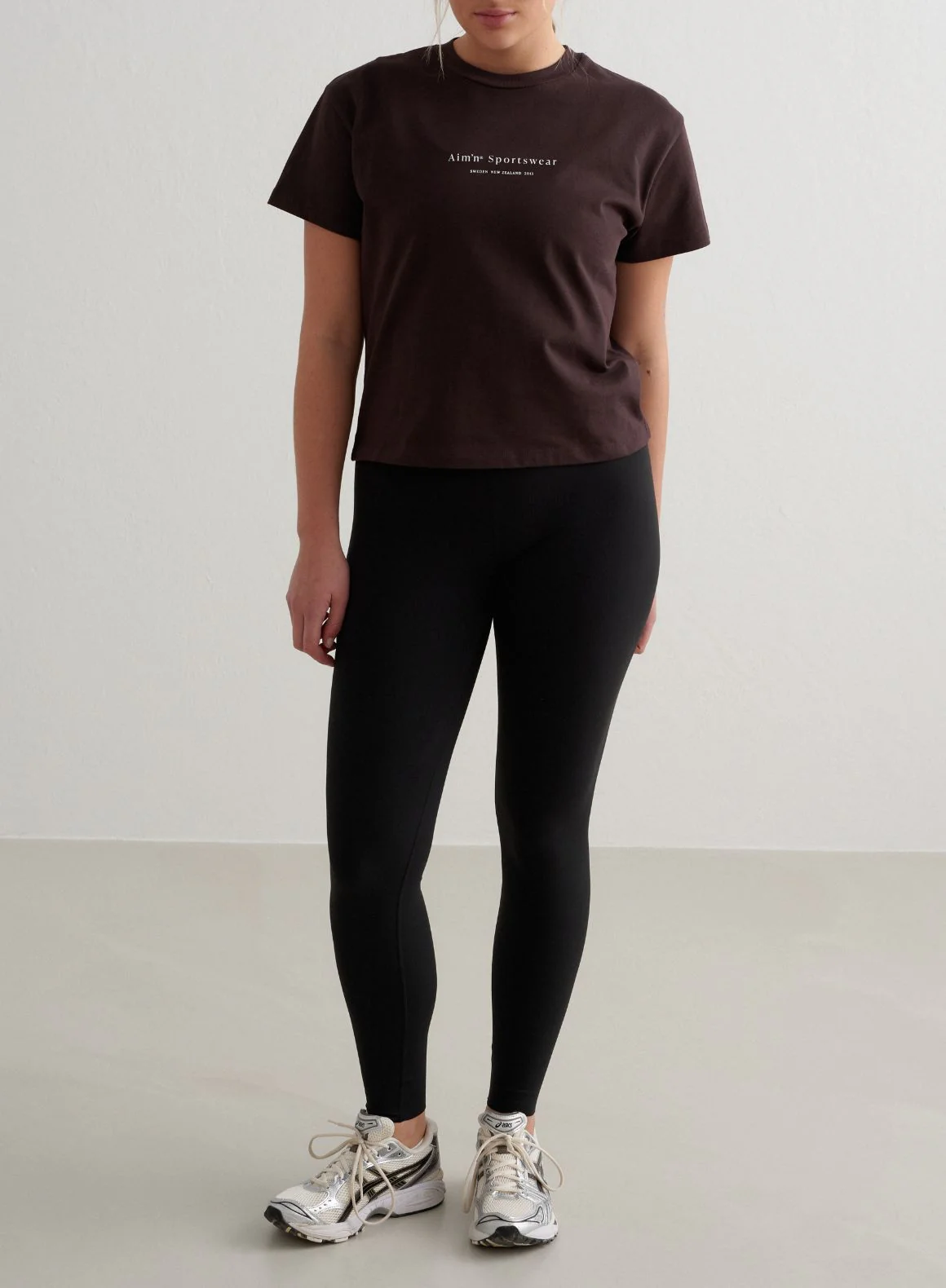 Cacao Serif Boxy T-shirt - Image 3