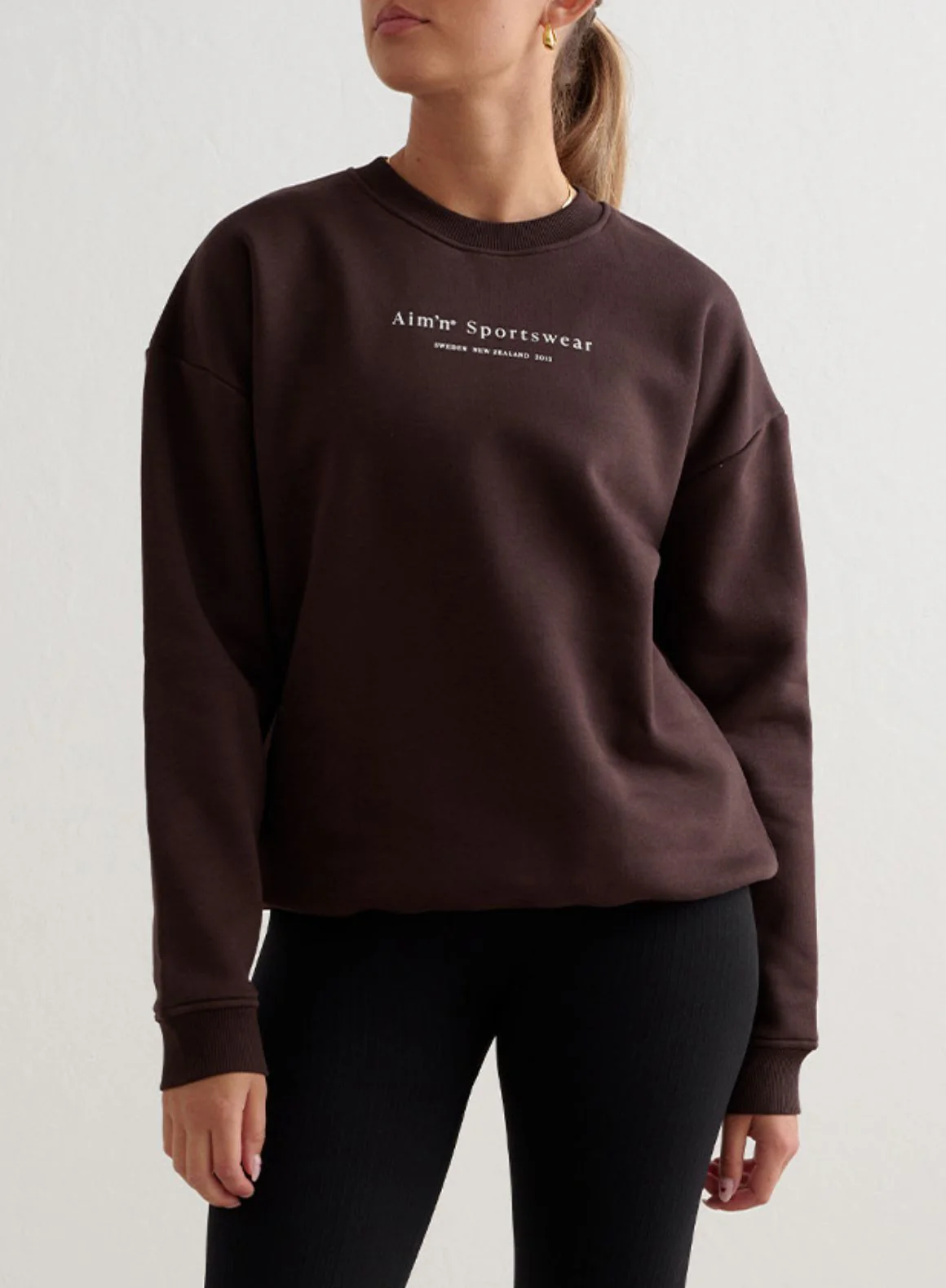 Cacao Serif Sweatshirt - Image 2
