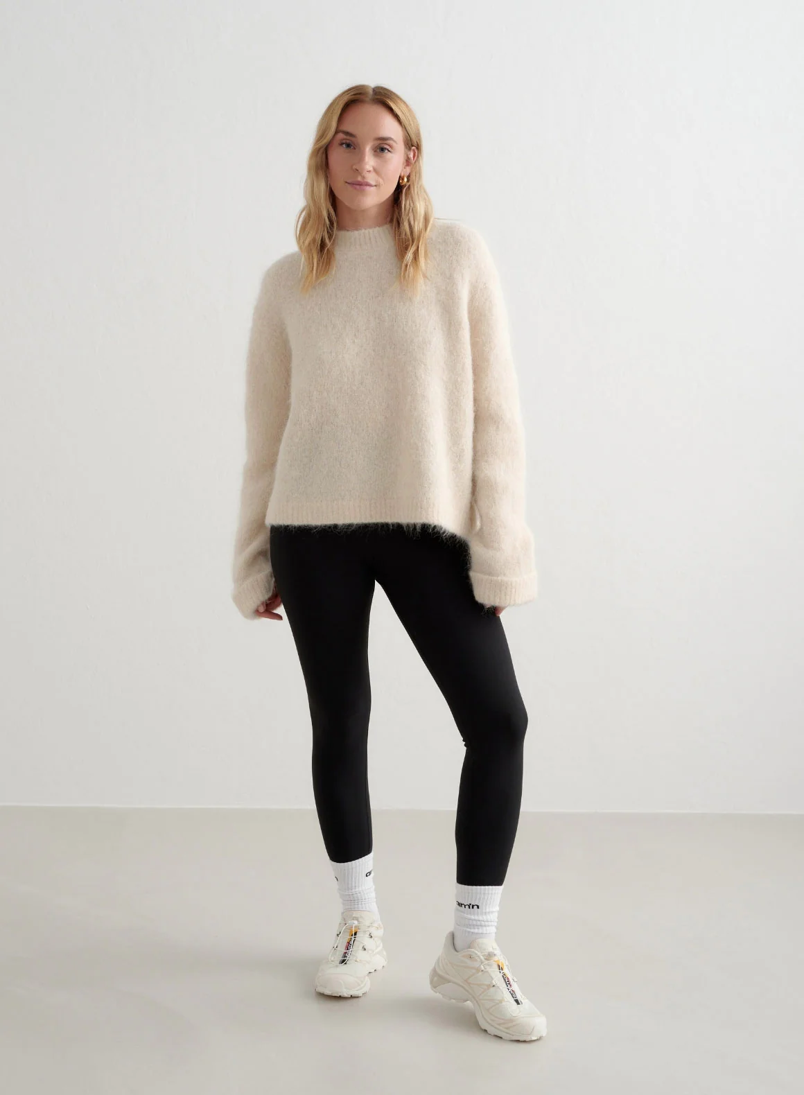 Café Au Lait Alpaca Knit Sweater - Image 5