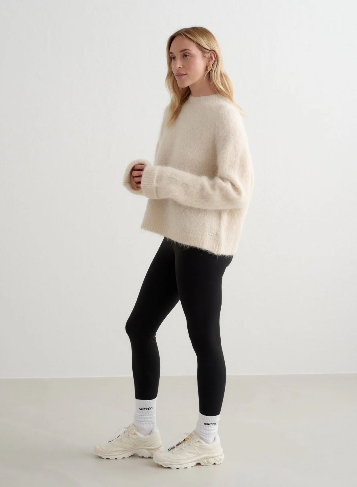 Café Au Lait Alpaca Knit Sweater - Image 7