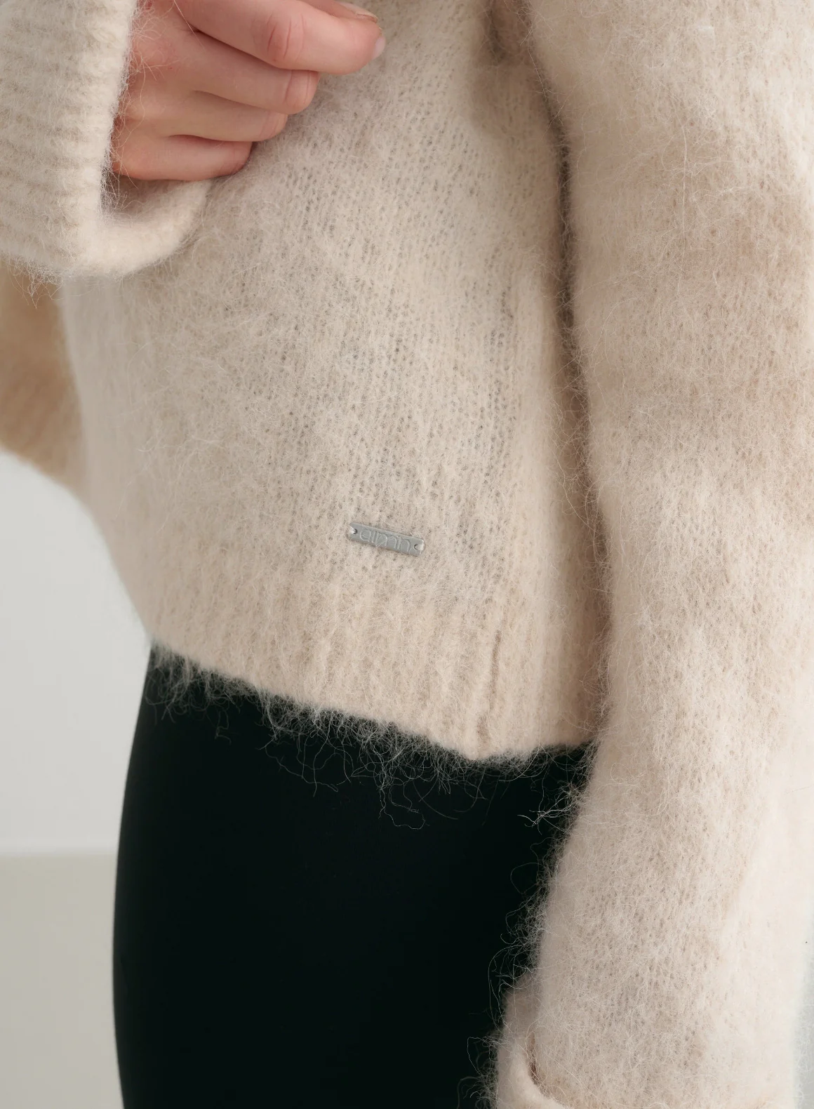 Café Au Lait Alpaca Knit Sweater - Image 8
