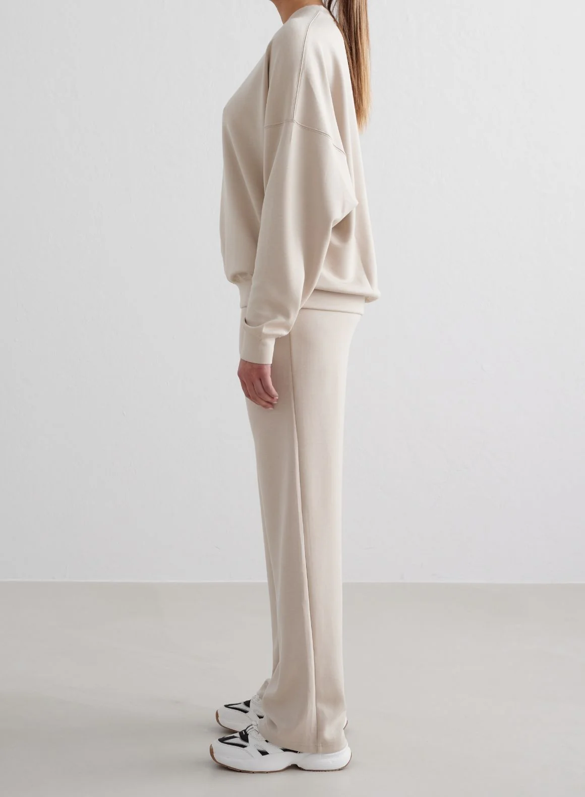 Café Au Lait Comfy Modal Wide Pants - Image 5