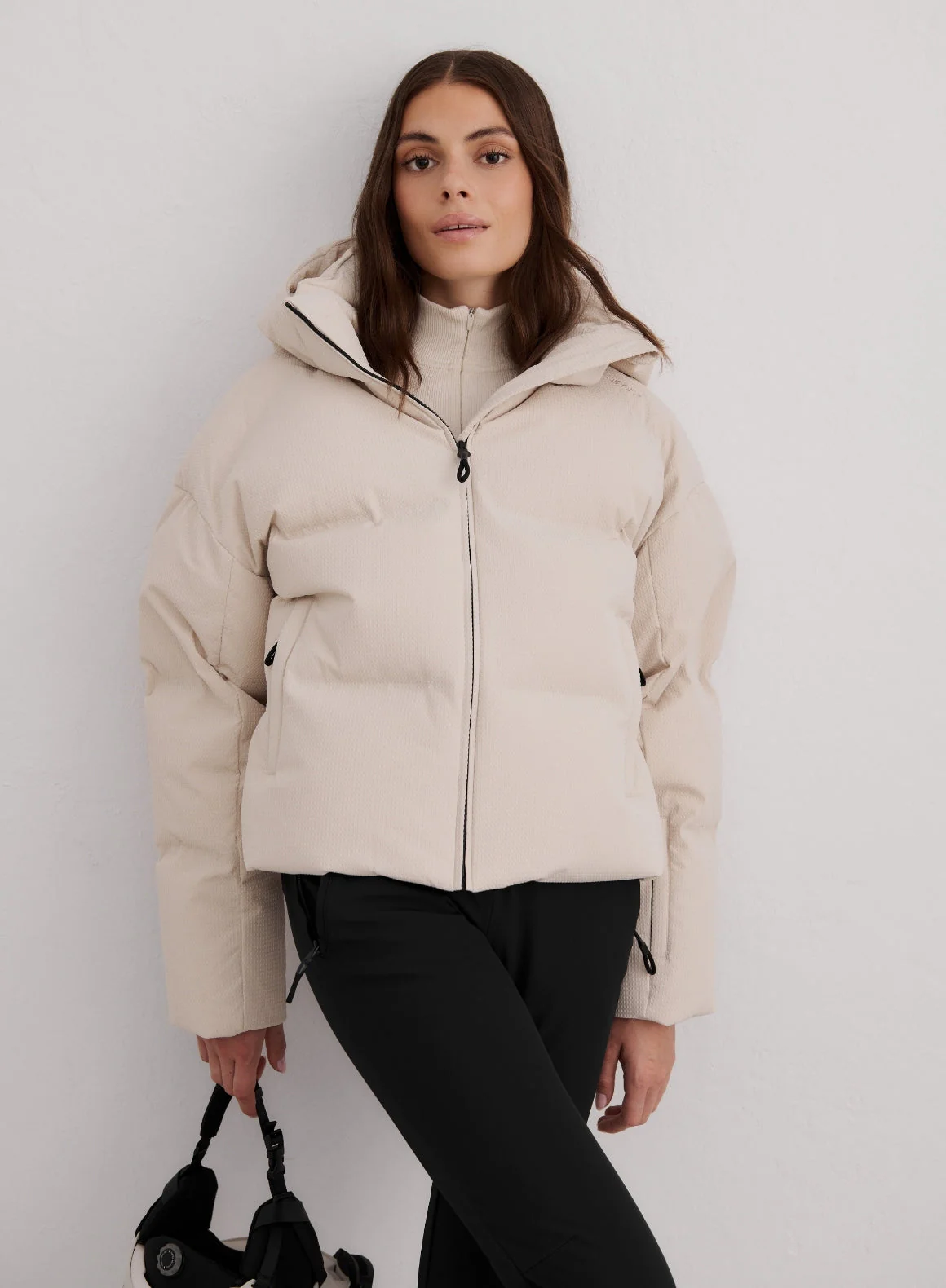 Café Au Lait Cortina Puffer Jacket - Image 4