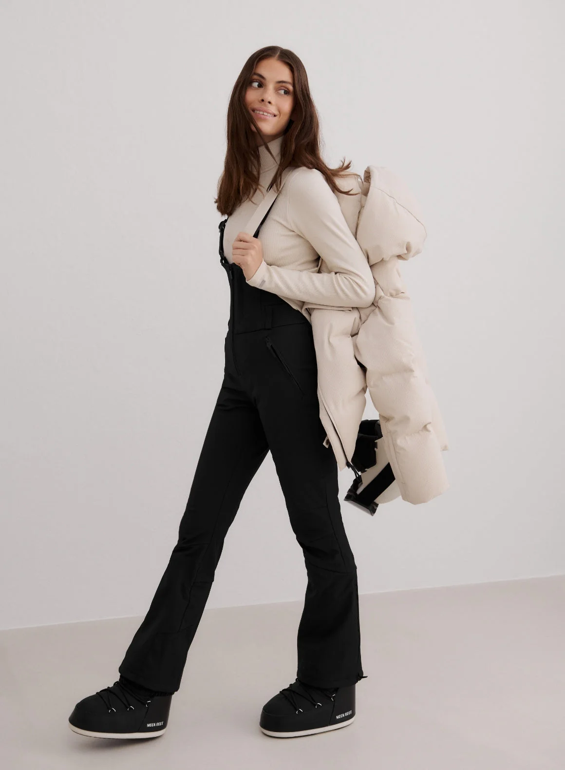 Café Au Lait Cortina Puffer Jacket - Image 5