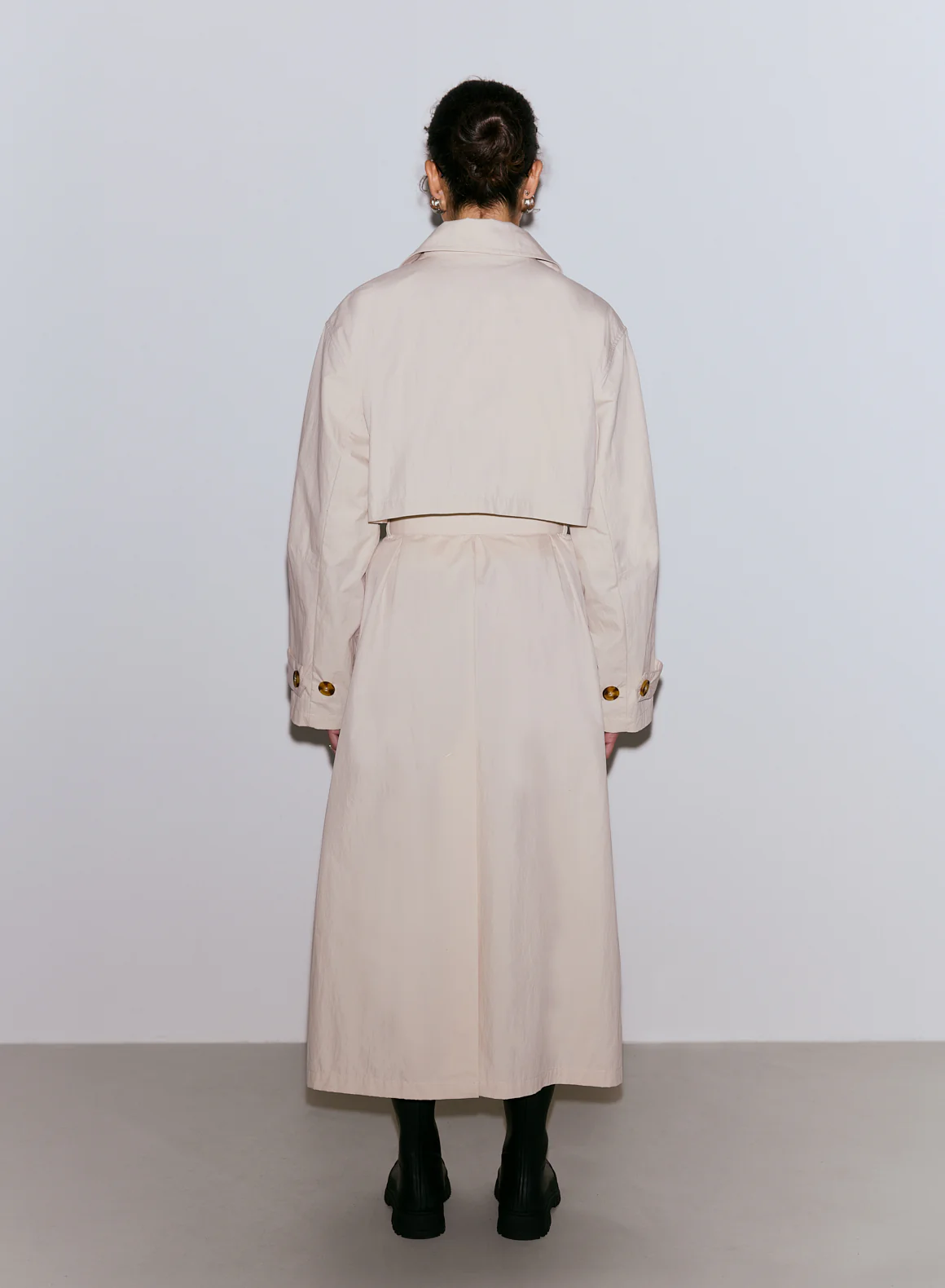 Café Au Lait Femme Trenchcoat - Image 3