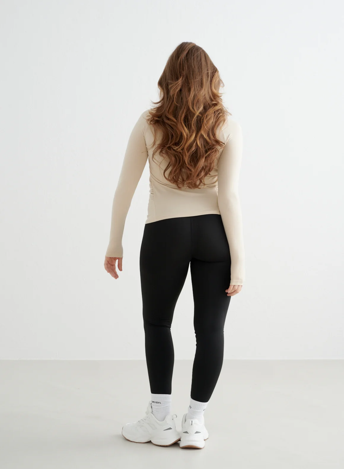 Café Au Lait Soft Basic Maternity Long Sleeve - Image 5