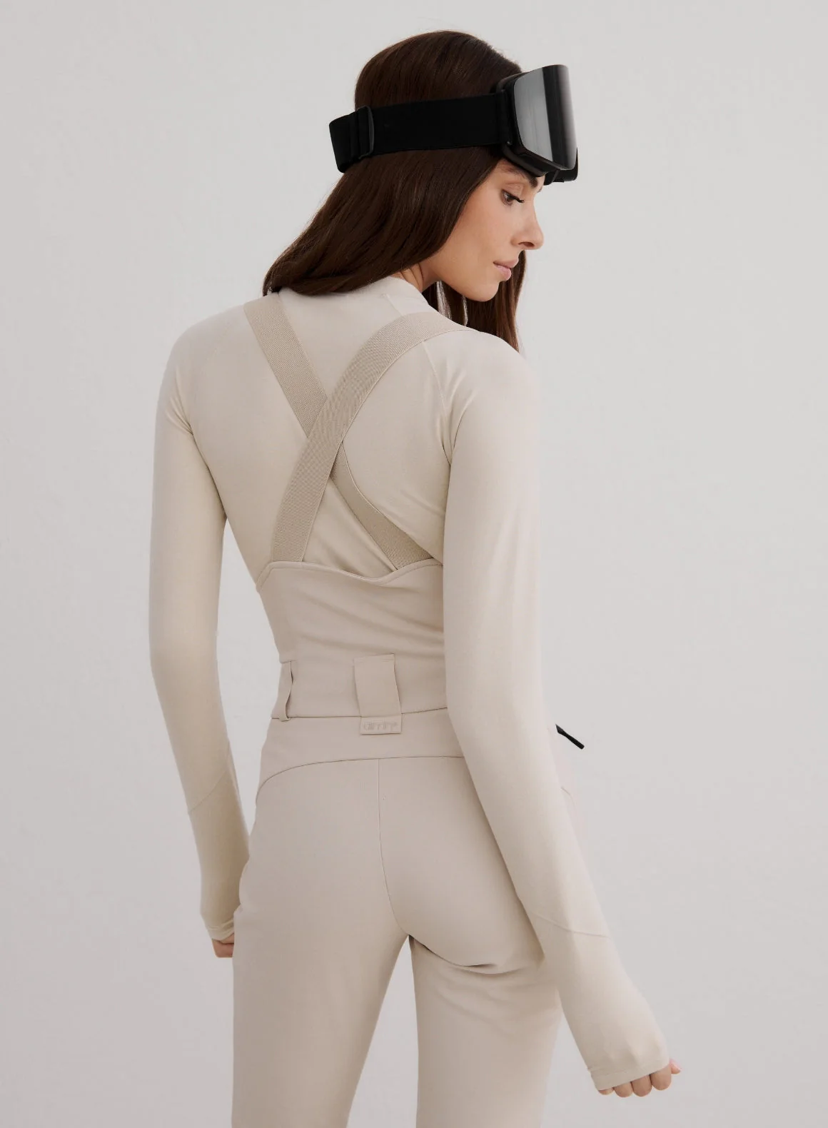 Café Au Lait Stretch Thermo Bib Pants - Image 6