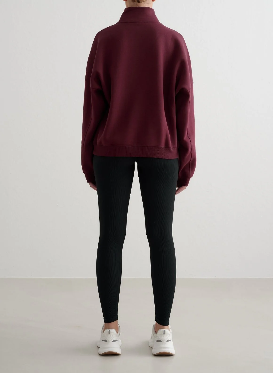 Cherry Varsity Sweat Half Zip - Image 5