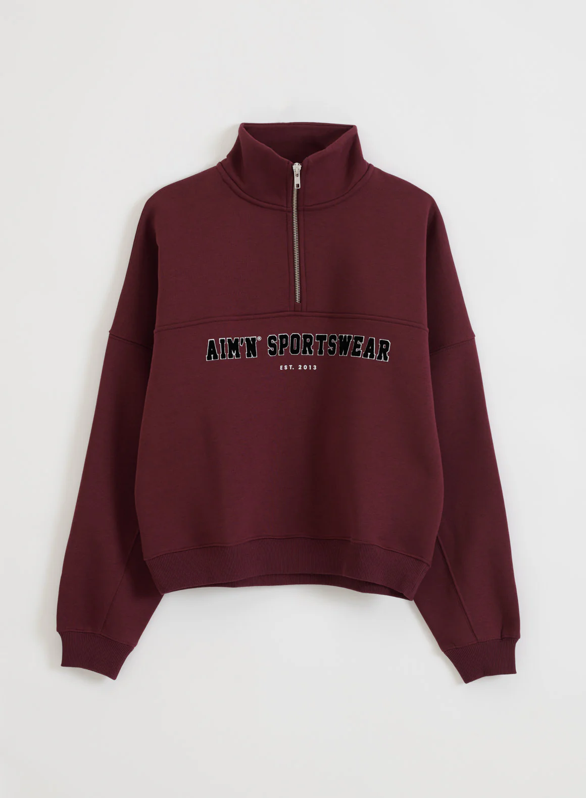 Cherry Varsity Sweat Half Zip - Image 7