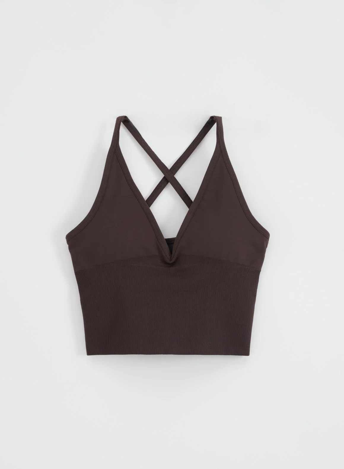 Chocolate Shape Seamless Cross Back Bralette - Image 6