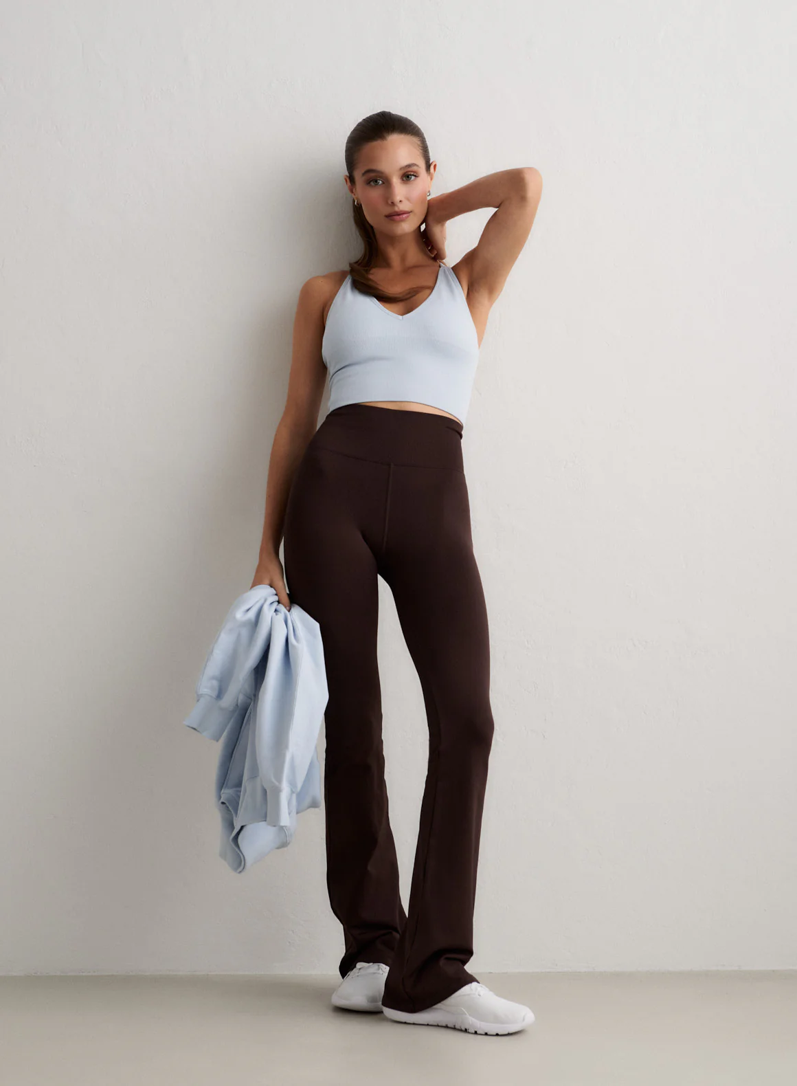 Chocolate Shape Seamless Flare Tights - Image 5