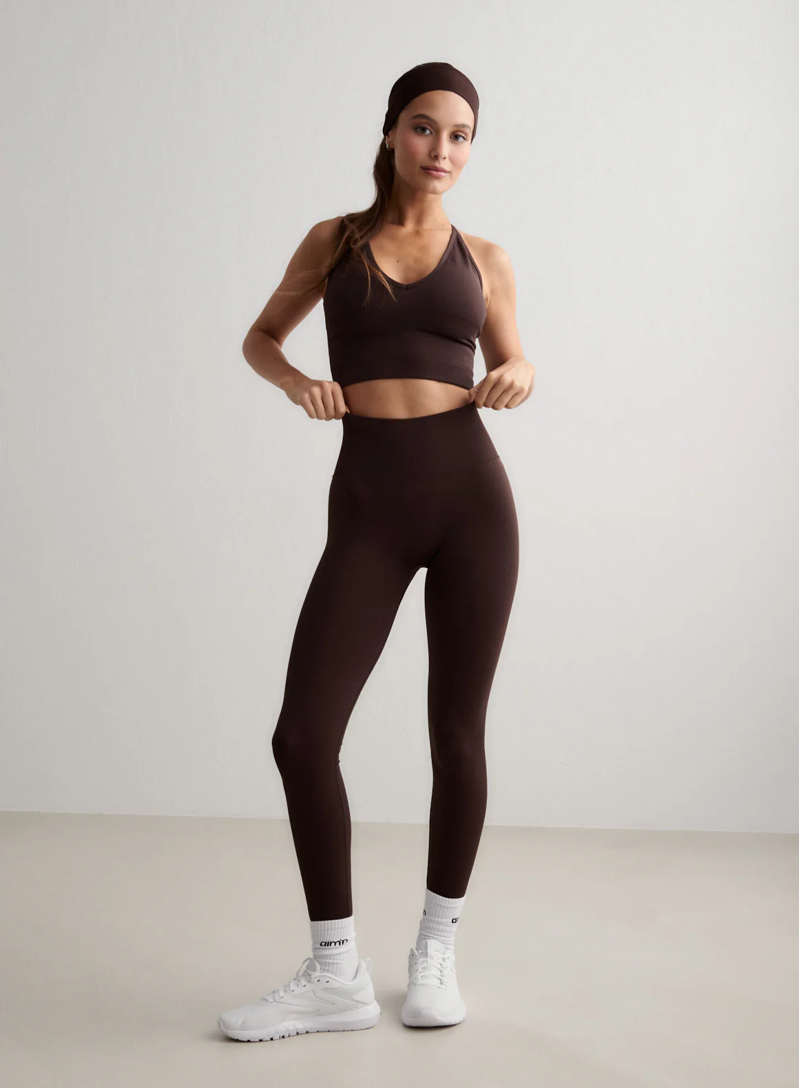 Chocolate Shape Seamless Tall Tights - Image 3