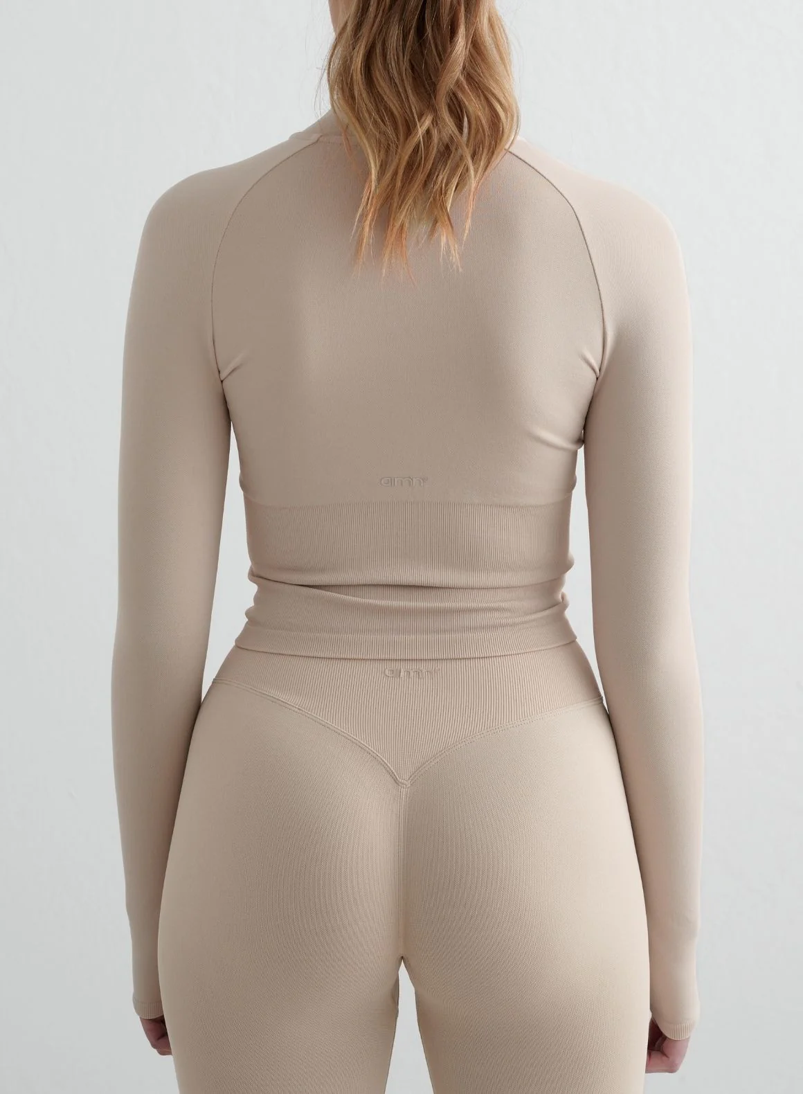 Clay Shape Seamless Tights & Zip Jacket Set - Image 4