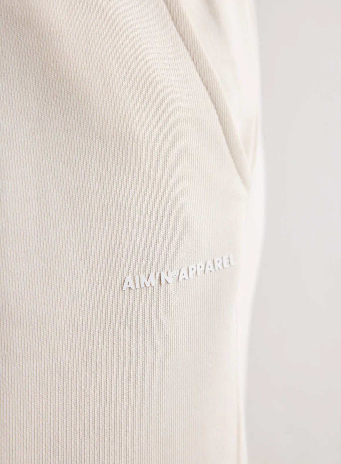 Cream Chunky Terry Sweatpants - Image 5