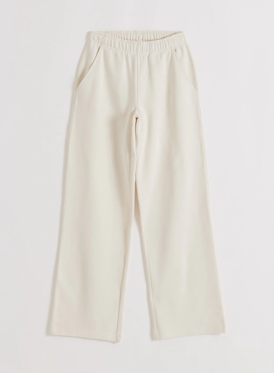 Cream Chunky Terry Sweatpants - Image 6