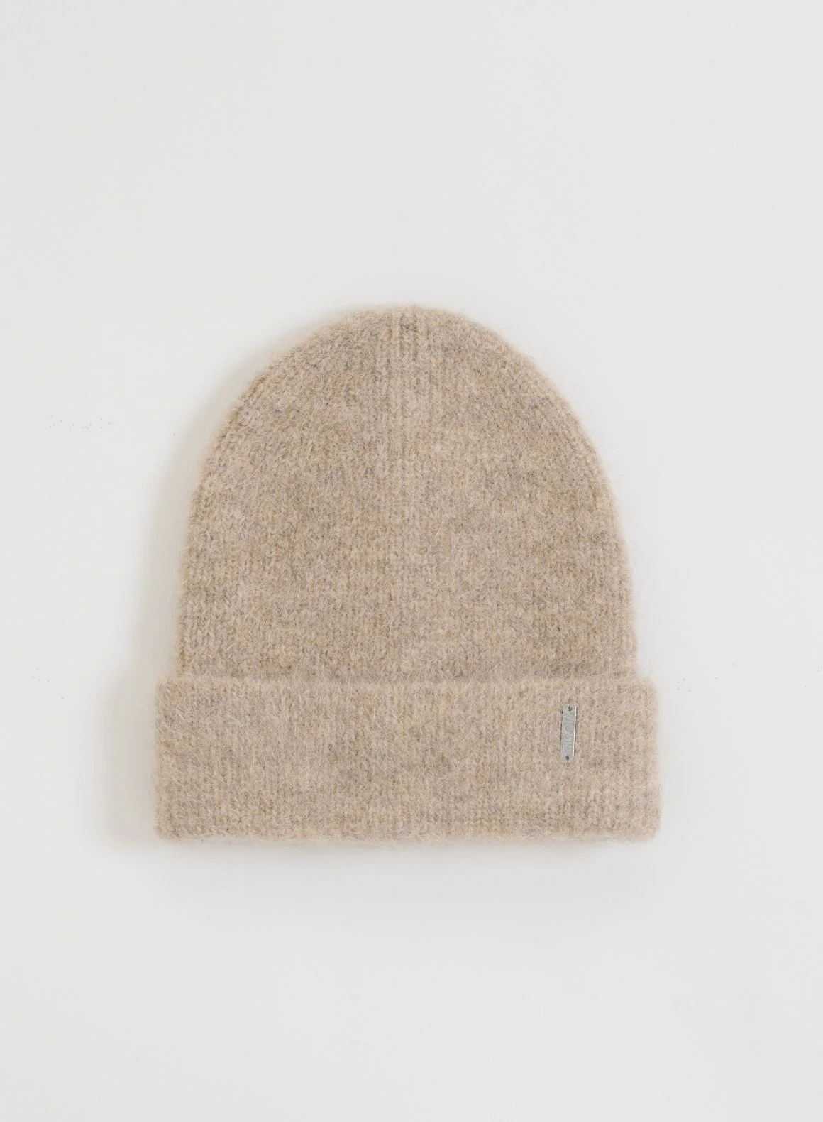 Dark Clay Alpaca Knit Beanie - Image 4