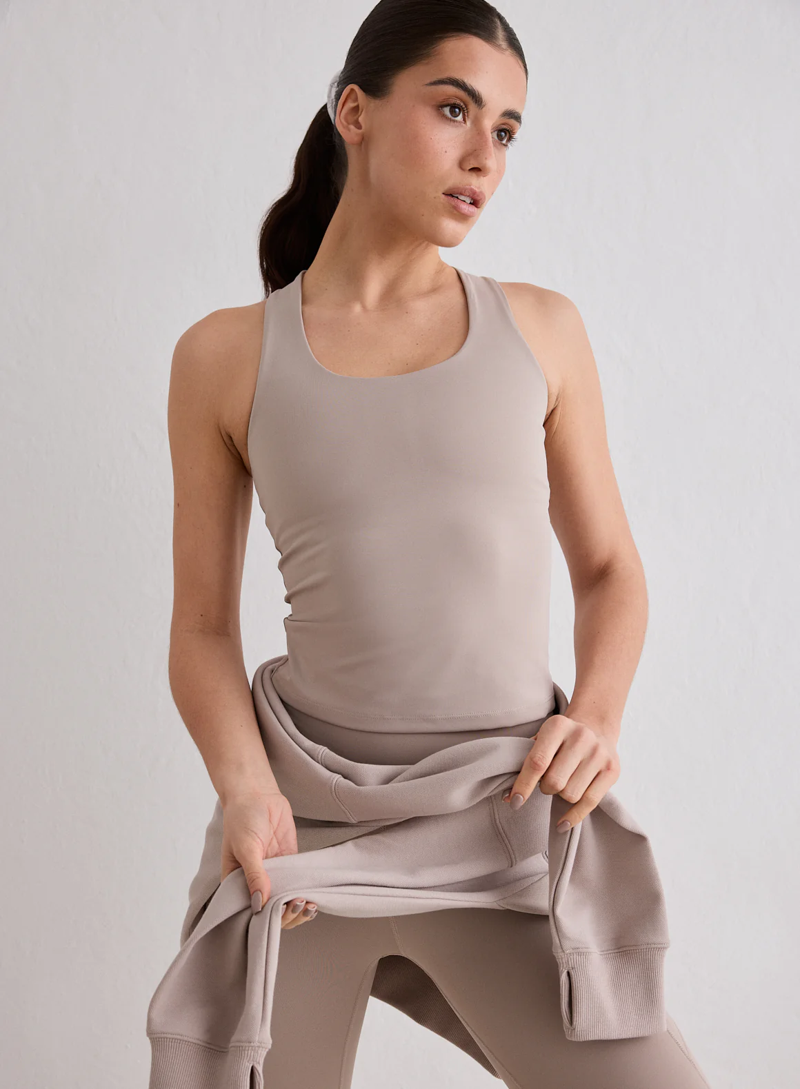 Dark Clay Lunar Running Singlet
