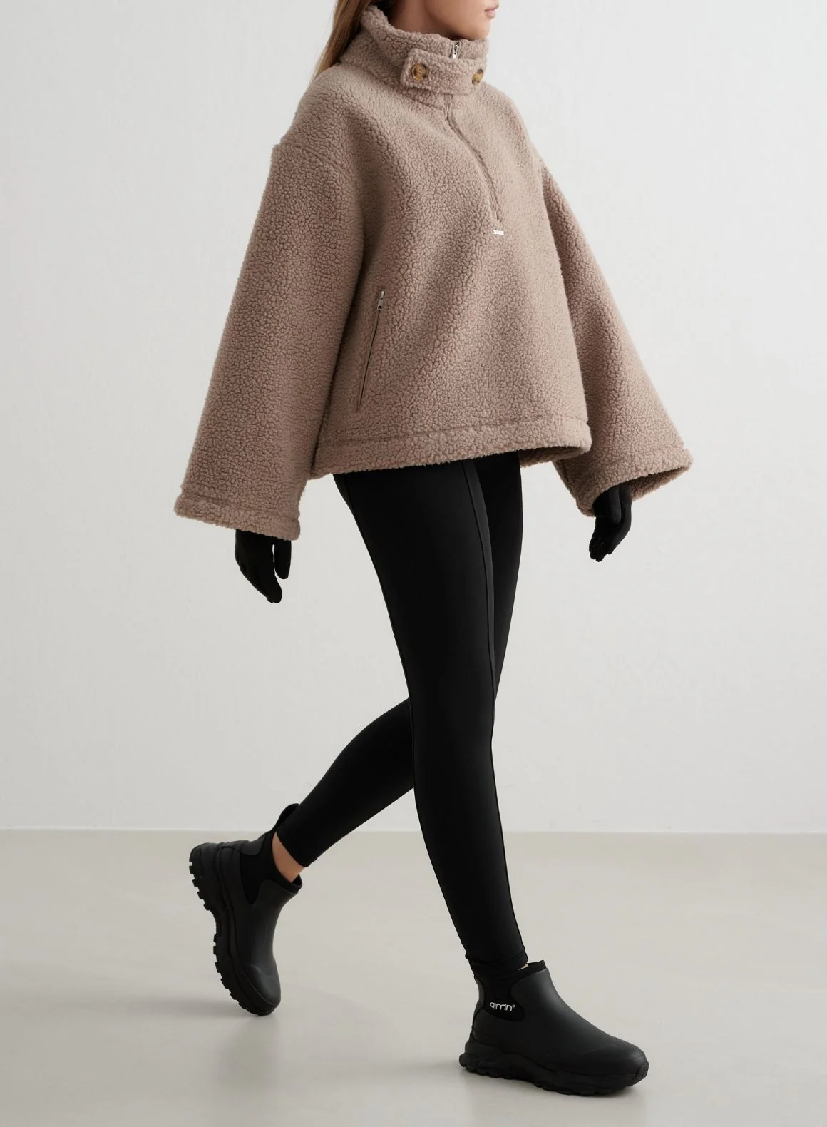 Dark Clay Pile Anorak - Image 6