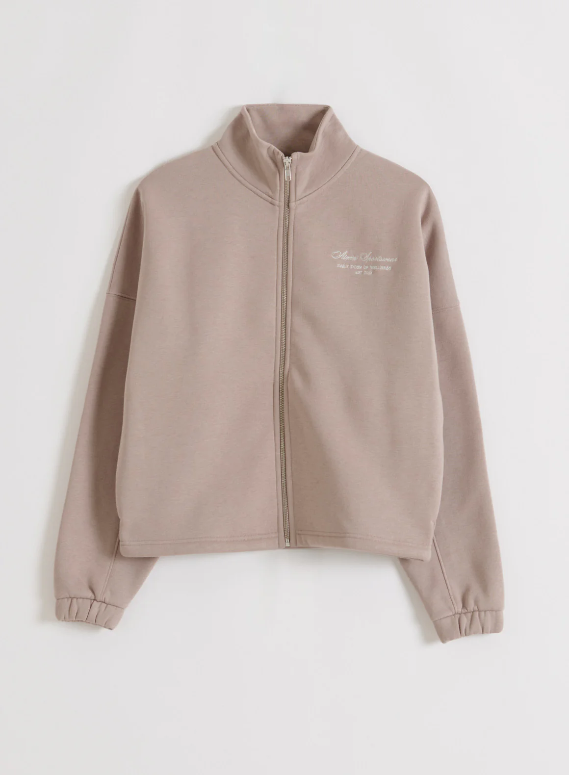 Dark Clay Script Zip Jacket - Image 5