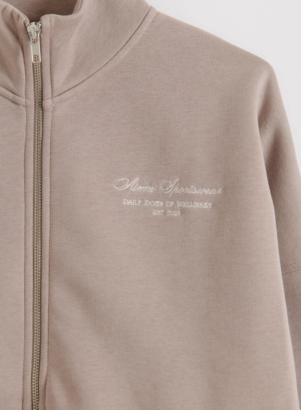 Dark Clay Script Zip Jacket - Image 6