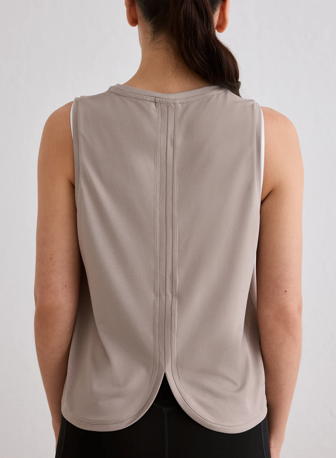 Dark Clay Seamless Running Top - Image 3