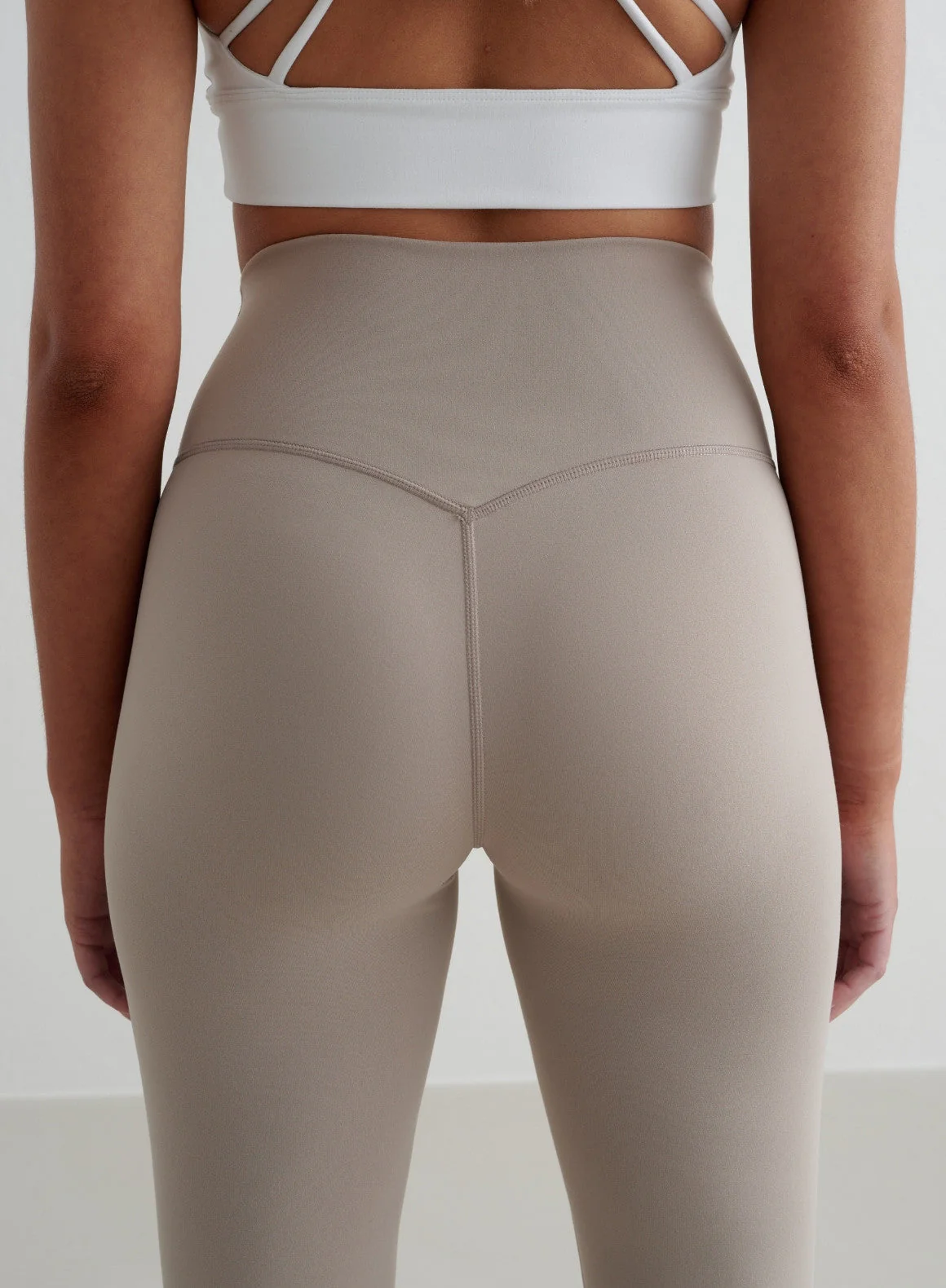 Dark Clay Sense Flare Tall Tights - Image 3