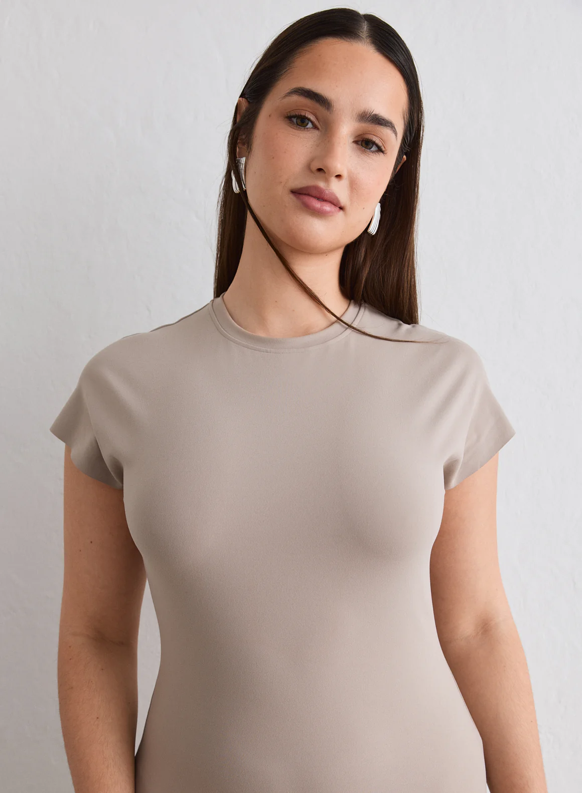 Dark Clay Sense Mermaid Cap Sleeve Dress - Image 5