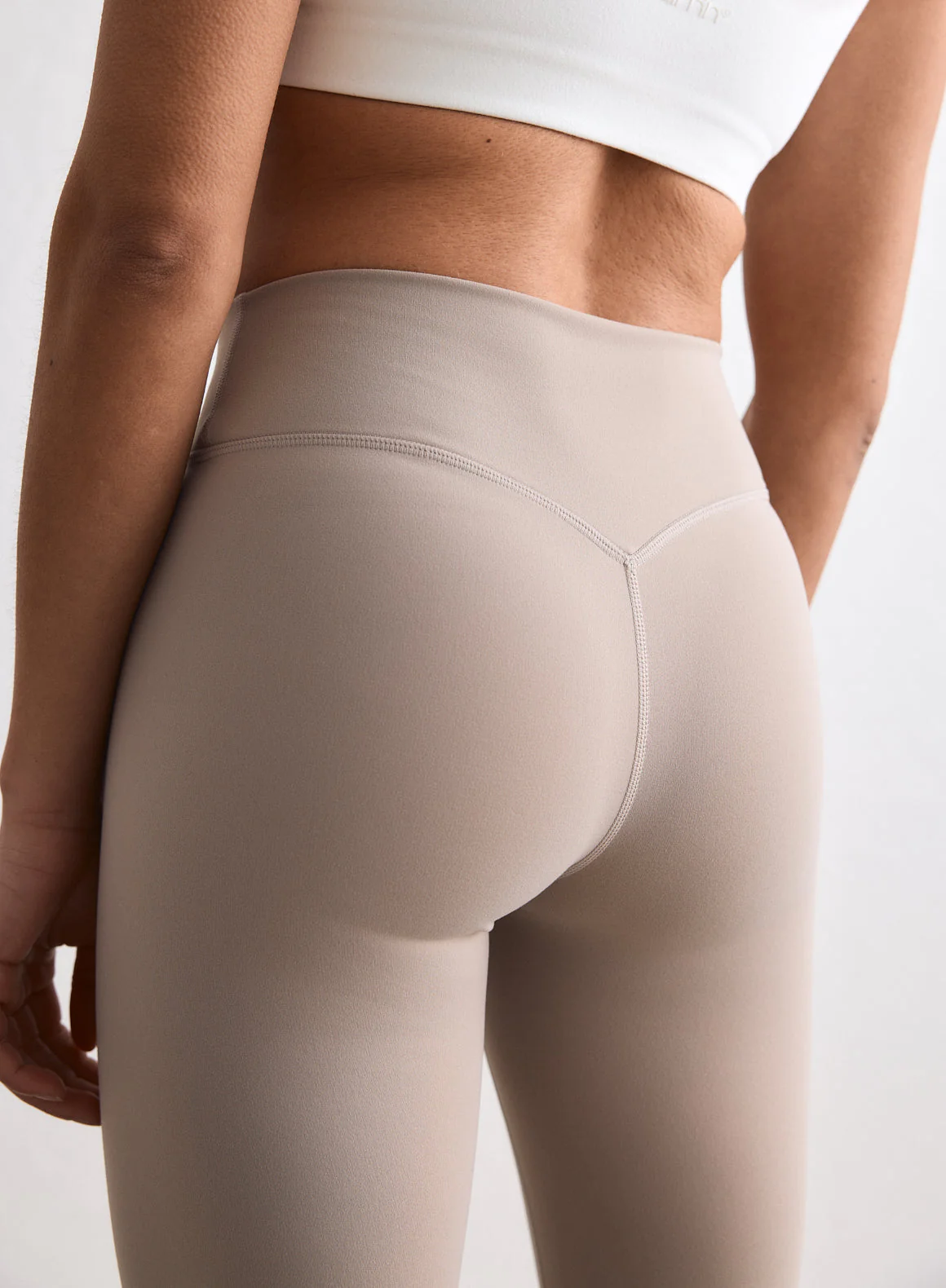 Dark Clay Sense Regular Waist Flare Tights - Image 4