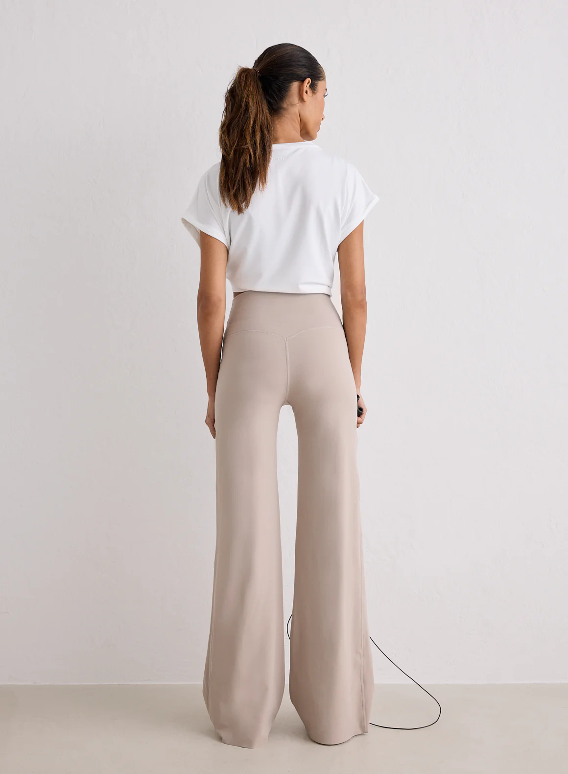 Dark Clay Sense Straight Leg Tights - Image 2