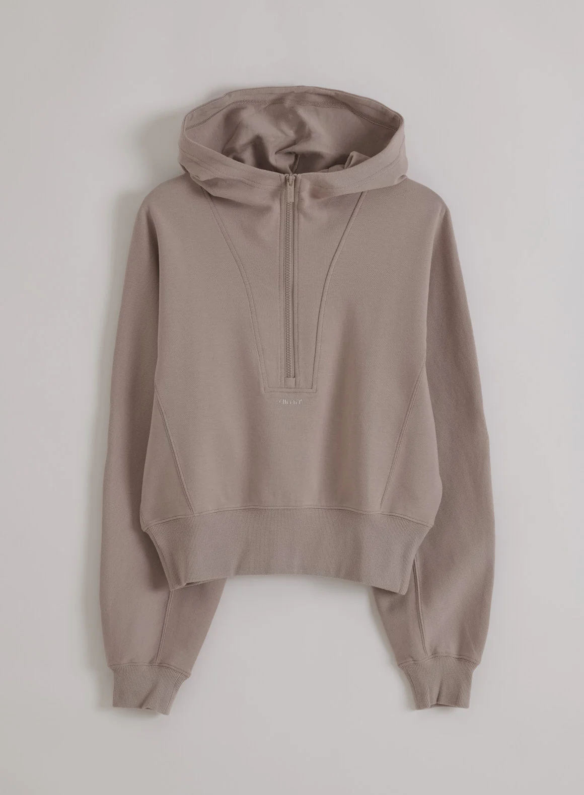 Dark Clay Sportif Half Zip Hood - Image 6