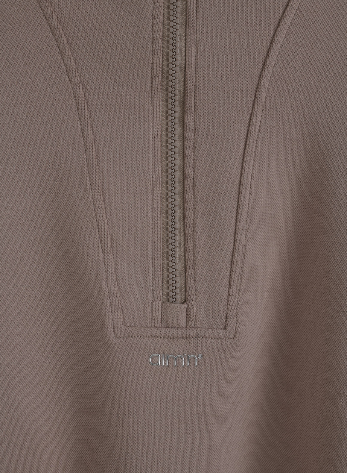 Dark Clay Sportif Half Zip Hood - Image 8