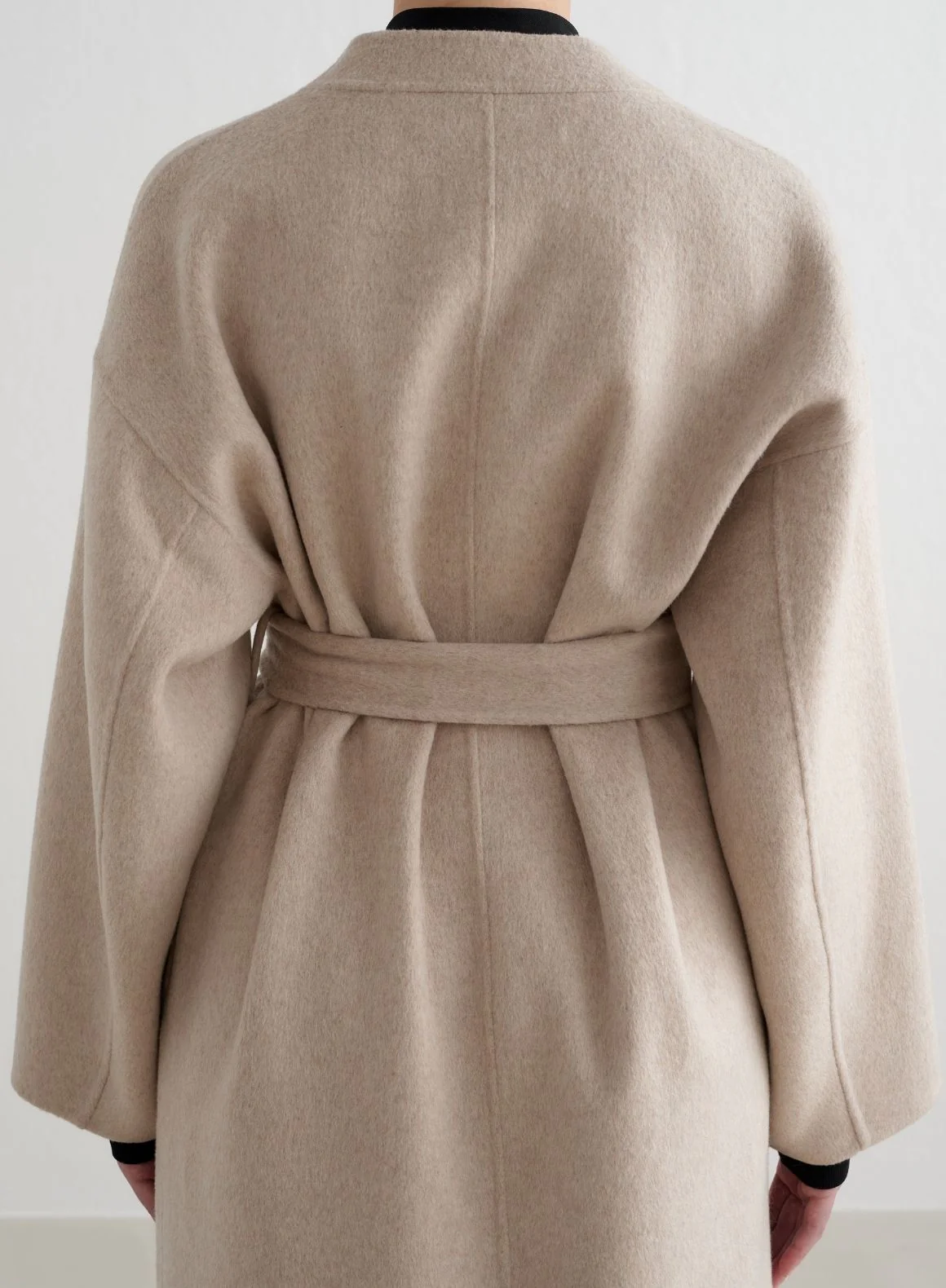 Dark Clay Wool Coat - Image 5
